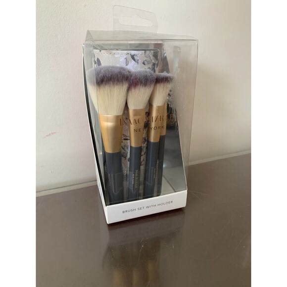 Isaac Mizhari New York Makeup Brush Set With Holder - Picture 6 of 6